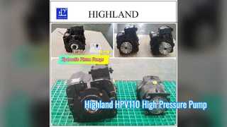 Решение для комбайна Highland HPV110 с аксиально-поршневым насосом 42 МПа