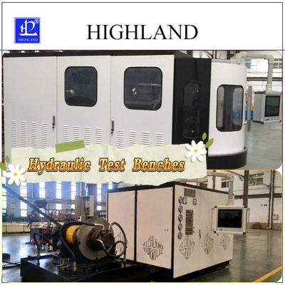 HIGHLAND 380L/min Гидравлические испытательные скамейки Фабрика для вращающейся буровой установки с полными данными обнаружения