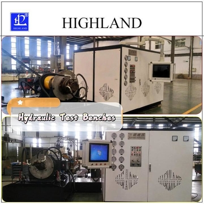HIGHLAND 380L/min Гидравлические испытательные скамейки Фабрика для вращающейся буровой установки с полными данными обнаружения