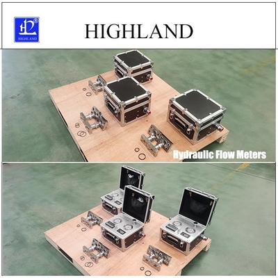 HIGHLAND Цементный смеситель Гидравлический потокомер Данные отображения 400L/мин Испытание скорости потока