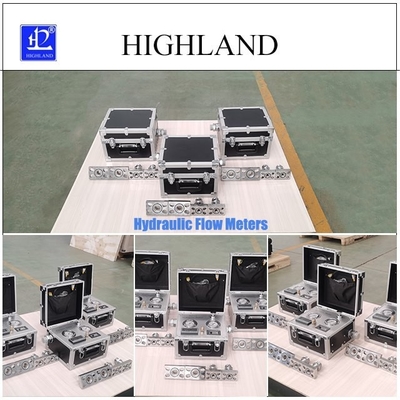HIGHLAND Цементный смеситель Гидравлический потокомер Данные отображения 400L/мин Испытание скорости потока