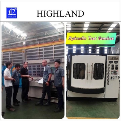 Доказанная производительность с гидравлической испытательной скамейкой HIGHLAND - давление 42 МПа